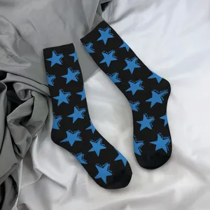 Blue Star Billies m'a frappé dur et doux chaussettes hommes femmes décontracté Eilishs chaussettes nouveauté printemps été automne hiver chaussettes cadeaux - Product Image 3