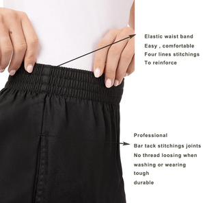 <span class=keywords><strong>Pantalon</strong></span> <span class=keywords><strong>de</strong></span> chef baggy essentiel unisexe <span class=keywords><strong>pour</strong></span> hommes et femmes - Product Image 5
