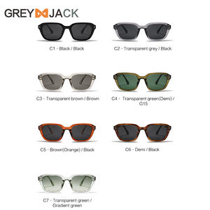 Gafas de Sol Greyjack, Armazón TR90, Polarizadas, Protección UV400, Unisex, Diseño Cuadrado, Tipo 3 Lentes, Material de Lentes TAC - Product Image 2