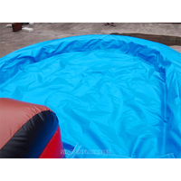 Tobogán inflable pirata portátil de 17 'de altura, tobogán húmedo y seco para niños, fiestas al aire libre, eventos de fábrica de inflables de China