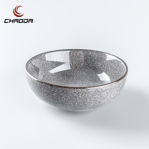 Wholesale Glazed Round High Quality Handmade Ceramic Bowl Grey Ceramic Bowl Promotional Hot Selling Ceramic Marble Looking Bowls