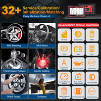 LAUNCH X431 PRO Elite Outil de diagnostic bidirectionnel CANFD DOIP Codage ECU FCA AutoAuth Système complet 38+ fonctions de réinitialisation Scanner OBD2