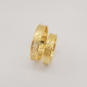 Anillos de Compromiso y Matrimonio de Alta Calidad, Oro Sólido de <span class=keywords><strong>18K</strong></span>, Au750, Anillos de Joyería Fina Personalizados para Parejas, Hombres y Mujeres - Product Image 4