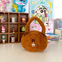Sac à dos en peluche Oem de haute qualité avec fermeture à glissière 20cm petit sac en peluche Kawaii Capybara sac à main pour enfants