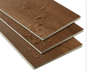 Panel de suelo insonorizado PP SPC de 4mm-8mm de espesor, resistente al agua y al desgaste, fácil instalación adhesiva con textura lisa - Product Image 1