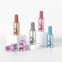 Flacons compte-gouttes en verre d'huile essentielle d'aromathérapie, flacon de pipette en verre de 2ml 3ml 5ml 7ml