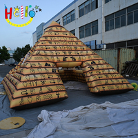 Modèle de bâtiment gonflable publicitaire pyramides égyptiennes gonflables personnalisées pyramide gonflable géante pour la décoration