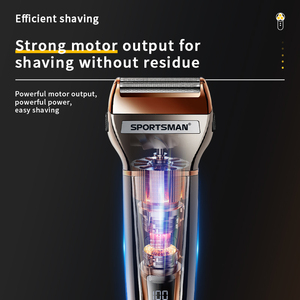SPORTSMAN <span class=keywords><strong>Rasoir</strong></span> électrique multifonctionnel 3 en 1 à double lame avec écran numérique <span class=keywords><strong>pour</strong></span> <span class=keywords><strong>homme</strong></span>, tondeuse à cheveux, tondeuse à poils de <span class=keywords><strong>nez</strong></span> - Product Image 3