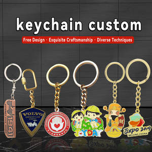 Logotipo de la marca Esmalte Dibujos animados Personal Lindo Anime Promocional Llavero de metal personalizado Llavero/Llaveros al por mayor - Product Image 4