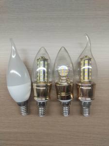หลอดไฟ LED รูปทรงเทียน เส้นผ่านศูนย์กลาง 35 มม. โคมแก้วใส/โอปอล ขั้ว E14 ใช้กับไฟ AC 3W/5W/7W 3000K สำหรับใช้ในบ้านและนอกบ้าน - Product Image 5