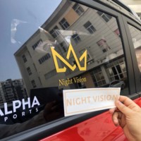 Autocollants de transfert pour fenêtres personnalisés, imperméables et résistants au soleil, en vinyle, pour la publicité, résistants aux UV