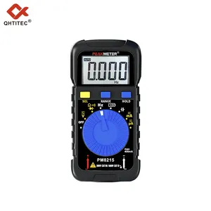 JCD PM8215 Digital-Multimeter Handmultimeter schwarz Mini Slim Taschentyp Digital Multimeter 4000Zahlen Wechselstrom-Tester