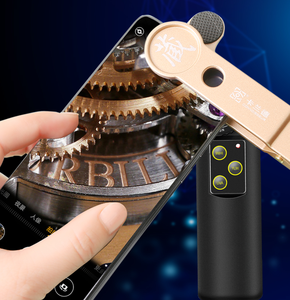 Loupe portable 10x 20x avec double source de lumière pour bijoux anciens, loupe led 10x avec structure en aluminium - Product Image 6