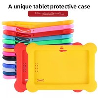 Nouvelles tablettes Q88 7 pouces, étui de protection pour tutorat à domicile avec coque en silicone anti-chute