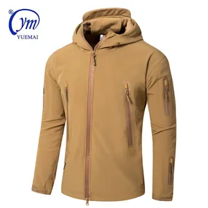 Tactische Jas Met Capuchon Winter Atletische Fleece Wandelen Jacht Waterbestendige Softshell Jas