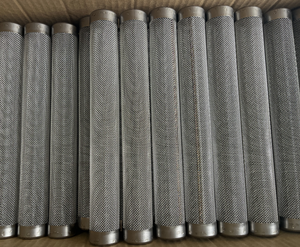 ตัวกรองทอสแตนเลส304/316ตัวกรองกระบอกตะแกรงกรองของเหลวแบบมีรูพรุนแกนโลหะพร้อมปั๊มและเครื่องยนต์ - Product Image 5