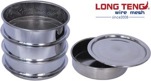 Günstiger Preis 25 40cm Durchmesser Garten bodens ieb Edelstahl 75 Mikron Maschen sieb für das Getreides ieb - Product Image 2