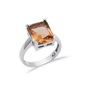 แหวนเงินซุลทาไนต์ทรงสี่เหลี่ยมผืนผ้าทำด้วยมือสไตล์ตุรกี925เครื่องประดับเงินสเตอร์ลิงขายส่งสำหรับผู้หญิง - Product Image 3