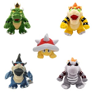 Nuevo y Popular Peluche de <span class=keywords><strong>Bowser</strong></span> de <span class=keywords><strong>Mario</strong></span> <span class=keywords><strong>Bros</strong></span> en Gris Clásico, Super Suave, Relleno de Algodón PP, Tamaños Personalizados, Empaquetado en Bolsa OPP - Product Image 1