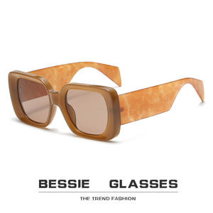 Bessie <span class=keywords><strong>Osman</strong></span> 2025 nuovi 19388 UV400 occhiali da sole alla moda quadrati stile europeo americano personalità di esportazione strada Unisex - Product Image 4