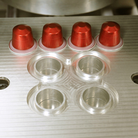 Machine de scellage et d'emballage de capsules de café en aluminium et plastique avec purge d'azote, personnalisation pour les capsules de café