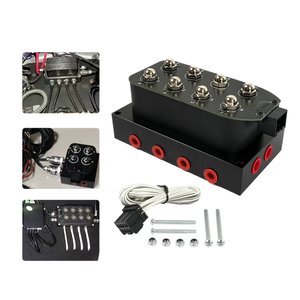 Pièces de modification automobile : Contrôleur de distribution de suspension <span class=keywords><strong>pneumatique</strong></span> 1/4 NPT, solénoïde de commande d'<span class=keywords><strong>amortisseur</strong></span> <span class=keywords><strong>pneumatique</strong></span> - Product Image 1