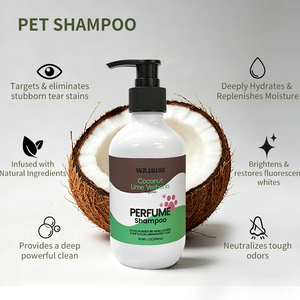 Custom Label Eco-Friendly Plastic Dog Cat Shampoo 300ml Moisturizing Odor Eliminating Long-Lasting Scent <strong>Pet</strong> <strong>Cleaning</strong> <strong>Bathing</strong> - Product Image 4