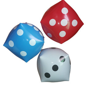 Juguete de dados inflable de 30 cm de PVC, accesorio de juego divertido para aliviar el estrés para niños - Product Image 5