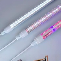 T20 T10 T8 светодиодный полный спектр 60 см/90 см/120 см комнатный светильник для выращивания растений, алюминиевый чип IP65, цветущие овощи, цветы, фрукты