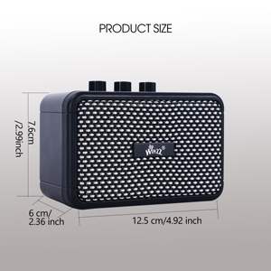 Amplificateur de guitare électrique DB WINZZ 5W Noir Compact Son puissant Accessoire d'instrument de musique - Product Image 4