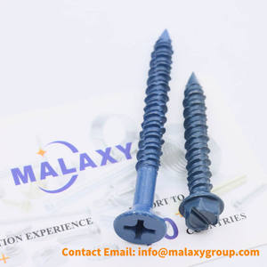 Tornillo de Anclaje de Acero al Carbono MALAXY, Cabeza Plana, Resistente, Galvanizado, para Anclaje en Bloques de Mampostería - Product Image 3