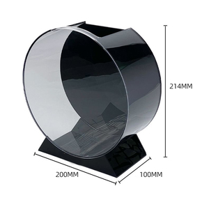 Aksesoris Akuarium Multi-ukuran Kreatif untuk Rumah atau Kantor, Meja atau Rak, Akuarium Bulat Akrilik - Product Image 6