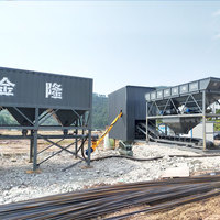 Impianto di Betonaggio Stazionario Schwell Standard 60CBM/H con Controllo PLC, Miscelatore JS1000, Silo per Cemento da 100/120 Tonnellate - Prezzo Vantaggioso