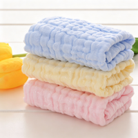Serviettes en coton pur 6 couches ChamXue, lingettes en mousseline ultra douces et absorbantes, lingettes de bain pour le visage et le corps, soin quotidien pour peaux délicates