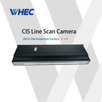 Caméra de vision industrielle WHEC CIS Line Scan GigE avec imagerie 1:1, structure tout-en-un, résolution, vitesse et longueur personnalisables pour l'inspection par vision industrielle