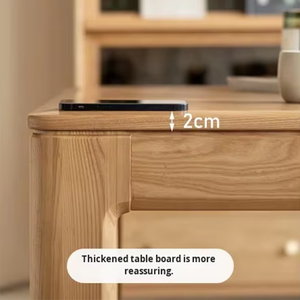 Hot Bán Hiện Đại Tối Giản Rắn Tro Gỗ Bàn Ăn Ghế Đặt Cho Văn Phòng Nhà Khách Sạn & Nhà Hàng Sử Dụng - Product Image 2