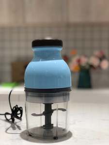 Hachoir à aliments électrique en acier inoxydable, avec poignées, hachoir à viande, oignon, ail, appareil pour bébé, robot ménager - Product Image 6