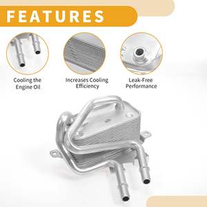 Enfriador de Aceite para Automóviles, Piezas de Automóviles al por Mayor, <span class=keywords><strong>Precio</strong></span> de Fabricación OEM ODM, Accesorios para Automóviles, 17217541058 para <span class=keywords><strong>BMW</strong></span> E65 E66 E67 - Product Image 5