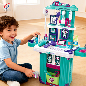 Игровой набор «Доктор» Chengji: Портативный медицинский кейс с пластиковыми инструментами для детей, имитирующий больницу - Product Image 2