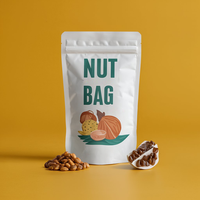 Sachet Doypack Personnalisé Refermable Imprimé de Qualité Alimentaire pour Animaux de Compagnie, Sac en Aluminium, Sac Debout, Pochette Ziplock pour Emballage d'Épices