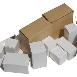 卸売ボックスカスタマイズされたロゴカラー小さな白いボックス安いシンプルな収納ボックス