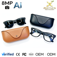 Lunettes Intelligentes MT5-Ultra AI avec Caméra 8MP, Traduction IA en Temps Réel, Musique, Transmission Wi-Fi et Étui de Charge