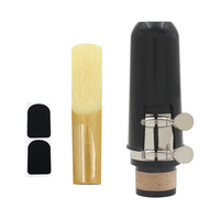 China Cheap Price Wholesale SLADE Clarinet Accessories Reeds Pad Bakelite Black Clarinet Mouthpiece