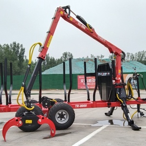 TC650L Forstkran gru forestale Holzkran Log Loader gru legname gru forestale con Grapples e argano idraulico della <span class=keywords><strong>foresta</strong></span> - Product Image 5