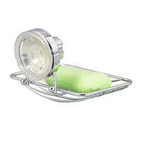 Porte-savon de salle de bain en acier inoxydable pour hôtel Porte-savon de salle de bain Support de téléphone portable pour salle de bain avec ventouse et douche