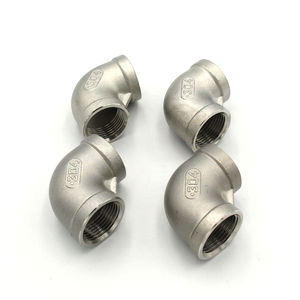 Raccords de tuyauterie en acier inoxydable SS304 SS316 1/8-4, matériaux de <span class=keywords><strong>plomberie</strong></span>, union et coude de raccord de tuyau en acier inoxydable - Product Image 6