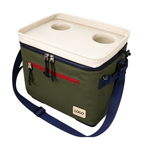 Sac de Rangement Pliable et Étanche pour Caméra Thermique, Isotherme en Polyester EVA Rigide, Sac Glacière 22x30x26cm pour Voiture - Product Image 3