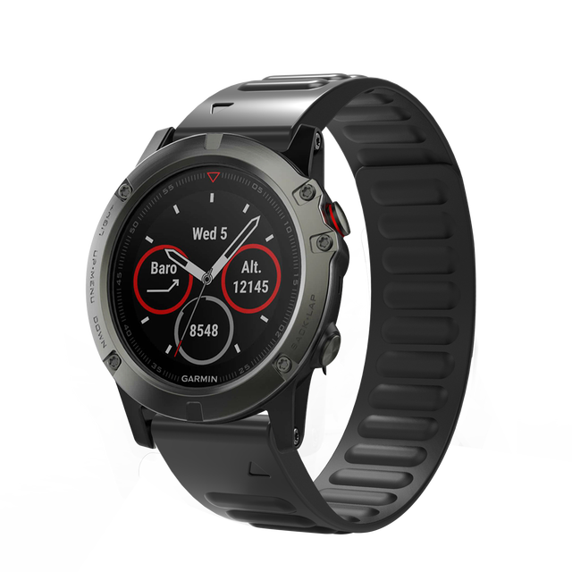 OEM Wholesale Waterproof Silicone Band Garmin Watch Strap Magnetic Buckle Sport Watch Strap for Garmin Smarts Watches