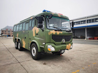 Nouveau Ricalt 6X6 AWD 8m Bus de luxe diesel manuel avec moteur Cummins, 10 à 19 places, pour les champs pétrolifères, l'exploitation minière, Euro 3-5