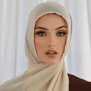 2025 Popular Premium gran oferta 100% Modal transpirable diseño personalizado hijab largo chales suaves para mujeres musulmanas bufandas - Product Image 3